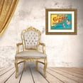 thumbnail image 3 of Vintage Booze Labels 32x25 Gold Ornate Wood Framed with Double Matting Museum Art Print Titled - English Ginger Beer, 3 of 4