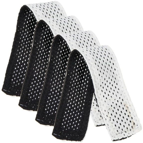 HEMOTON Adjustable Sleeve Straps for Fixing Made of Cloth Black Color Reusable with Adhesive Tape 4Pcs