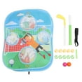 thumbnail image 1 of MAYUJIAA Kids Golf Chipping Net Practice 3 in 1 Target Goal Sticky Board Rounded Edge Safe Foldable Golf Practice Game for Boys HW313-7157, 1 of 13