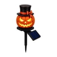thumbnail image 2 of Halloween Solar Pathway Lights, Pumpkin Outdoor Halloween Decorations, Solar Garden Lights Outdoor Waterproof, Jack O Lantern Stake Light for Yard Lawn Patio Holiday 1 Pack, 2 of 6