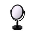 thumbnail image 1 of Allied Brass DM-4-3X-BKM 8 in. Vanity Top Make-Up Mirror 3X Magnification, Matte Black, 1 of 1
