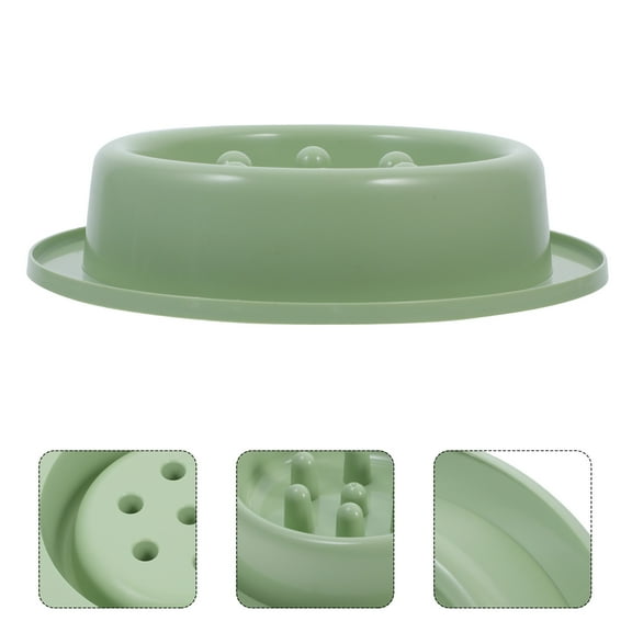 KONTONTY Anti-choke Slow Feeder Dog Bowl Puppy Slow Feeder Dog Food Slow Feeder Bowl Small Slow Feeder Dog Bowl Reusable Pet Bowl