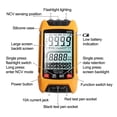 thumbnail image 2 of Sz02 Smart Digital Multimeter 6000 Counting Rms Automatic Capacitance Meter Orange-A, 2 of 10