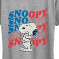 thumbnail image 3 of Peanuts - Snoopy Woodstock USA Hug Short Sleeve Graphic T-Shirt, 3 of 6