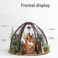 thumbnail image 3 of Monstrate Casa de muñecas DIY de invernadero 3D en miniatura para niños, casa de muñecas coleccionable que inspira la imaginación Decoración del hogar, 3 of 6