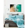 thumbnail image 5 of "Aqua Blue Waters" Painting Print on Wrapped Canvas, 5 of 7