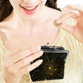 thumbnail image 7 of Spider Web Stylish Coin Purse with 0.7 Microfiber & Zinc Alloy Jaws | 4.3x4.7 in/11x12 cm | Minimalist Design, 7 of 7