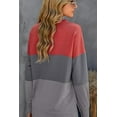 thumbnail image 4 of 1PCS long-sleeved T-shirt--pink and light gray, 4 of 5