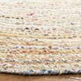 thumbnail image 5 of SAFAVIEH Cape Cod Miah Braided Area Rug, 6' x 6' Round, Beige/Multi, 5 of 9