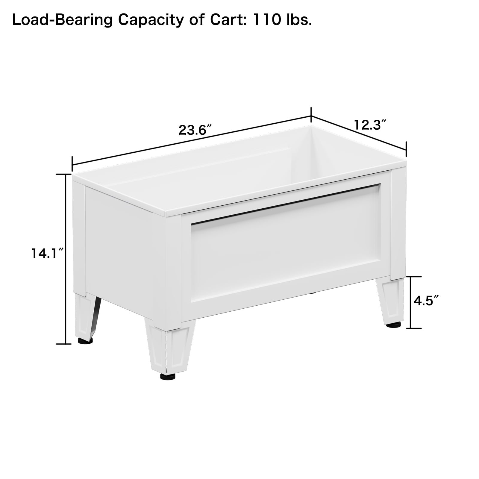 Galvanized Raised Planter Boxes Garden Bed with Legs, Elevated Metal Planter Box for Growing Fresh Herbs Vegetables & Flowers Growing Container for Indoor and Outdoor Use