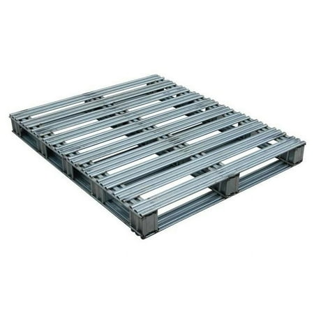 Vestil SPL-4048 Galvanized Finished Steel Pallet - 40 x 48 in.