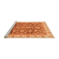 thumbnail image 2 of Ahgly Company Machine Washable Indoor Rectangle Oriental Orange Traditional Area Rugs, 3' x 5', 2 of 4