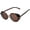 Brown Coffee / Brown, variant on Gothic Sunglasses - Black Silver Frame / Blue Mirror Lens