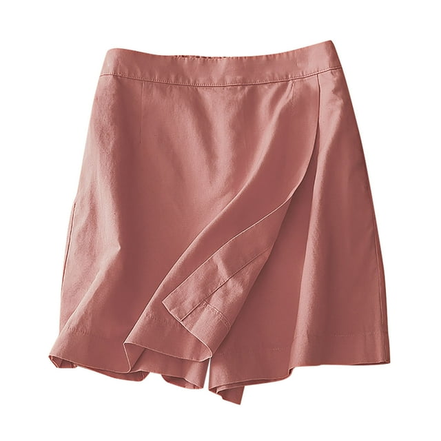 Wlynlyn Shorts for Women Summer Plus Size Solid Beach Drawstring Shorts Lightweight Trendy Loose Fitted Lounge Shorts