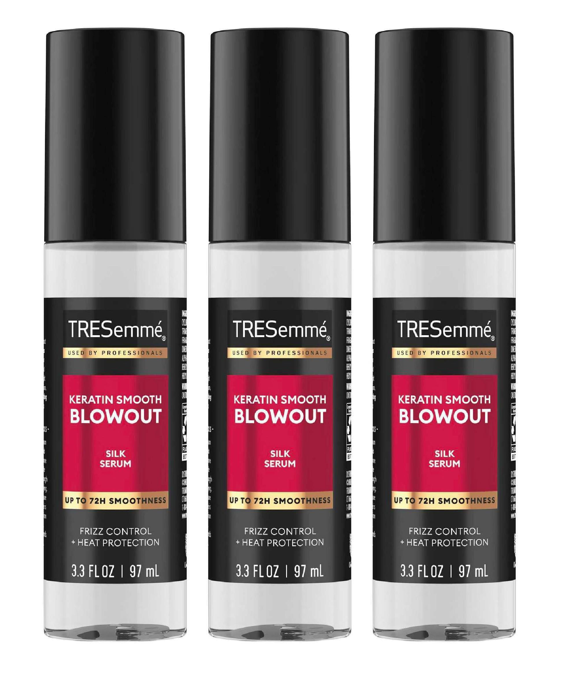 Tresemme Keratin Smooth Blowout Silk Serum 3.3oz (Pack of 3