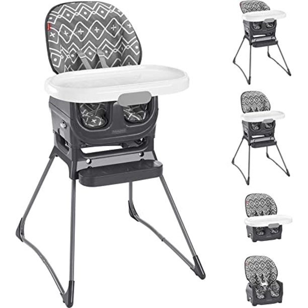 FisherPrice Deluxe High Chair â Gray Tribal, convertible infantto