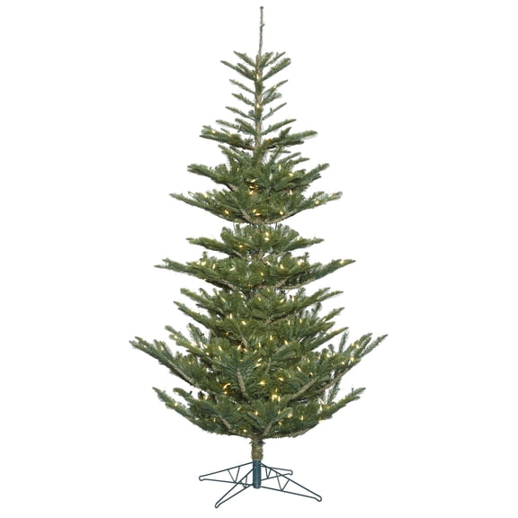 Vickerman 12' Alberta Spruce Artificial Christmas Tree, Warm White Dura-lit LED Lights