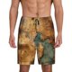 thumbnail image 1 of Fotbe Antique Map Adventure Scene Pantalones Cortos de Pijama para Hombre, Ropa de Dormir, Pantalones de Pijama Cortos para Hombre-Medium, 1 of 6