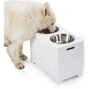 Homezone Large Pet Bowl Server - White