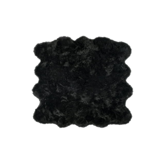 Luxe Gordon Faux Sheepskin Octo Rug | 6'x6'