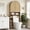 Nature-8.4"D x 29.7"W x 73"H, variant on HMstone Over The Toilet Storage Cabinet, 23.7’’W Bathroom Storage Shelf Organizer with Rattan Doors, Freestanding Above The Toilet Storage Cabinet with Adjustable Shelf for Bathroom, Nature