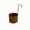 A, variant on Weather Resistant Bronze Metal Flower Vessel Box, Heavy Duty Rustic Iron Outdoor Yard Patio Foliage Container with Aged Finish