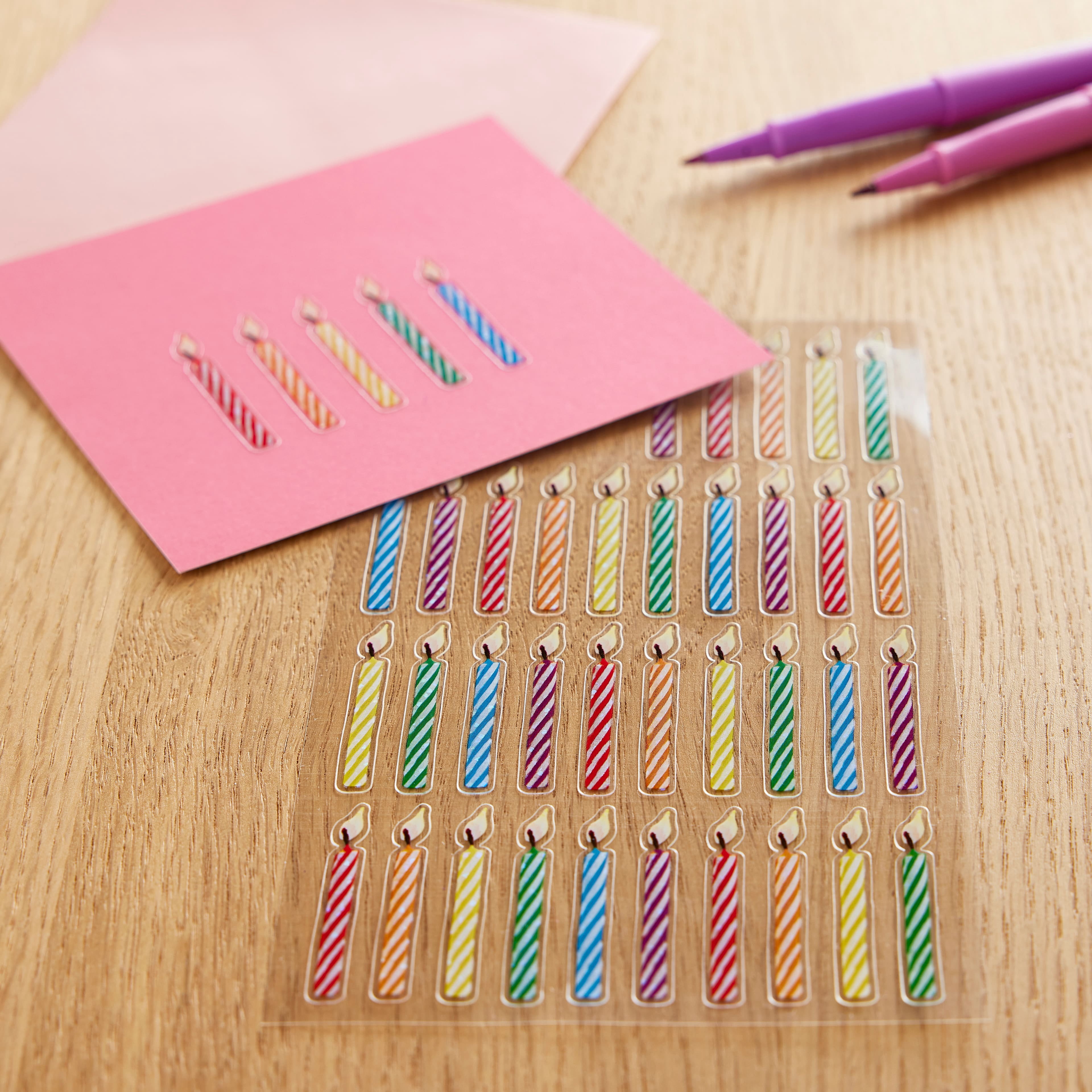 Recollections Birthday Candle Stickers, 12 Packs: 40 ct. (480 total)