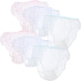 thumbnail image 1 of EeaseMX 7 piezas de ropa interior desechable para embarazadas, transpirable, con estampado no tejido, bragas para mujeres embarazadas, para viajes, menstruación, uso diario, talla M, 1 of 7