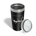 thumbnail image 4 of Lake Manassas Map Tumbler Travel Mug Insulated Laser Engraved Coffee Cup Virginia 20 oz Black, 4 of 5