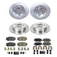 thumbnail image 2 of PowerStop Front and Rear Z23 Evolution Sport Carbon-Fiber Ceramic Brake Pad and Drilled & Slotted Rotor Kit Fits: HYUNDAI KIA Select Models K8686, 2 of 7