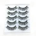 thumbnail image 2 of Pestañas con volumen y ligeras, pares, estilo visón, multipack de pestañas, 10 pares de pestañas postizas de visón, pestañas dramáticas de visón, 8D, 2 of 7
