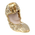 thumbnail image 2 of Women Girl Ballet Shoes Split-Sole Slipper Flats Pointe Slippers Gymnastics Dancing Shoes for Toddler Girls Kid Women in Gold,Glitter Sequins Trim, 2 of 8