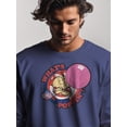 thumbnail image 2 of Officially Licensed Dubble Bubble What's Poppin' Vintage Bubble Gum Men's Sweatshirt, 2 of 3