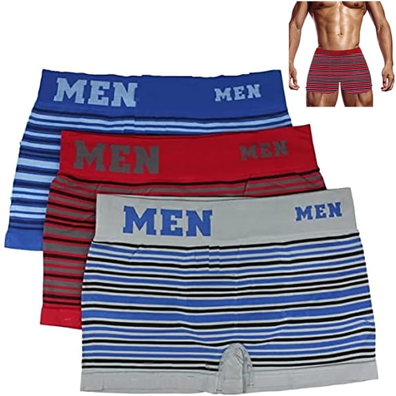 Goyoma Lot 3-6 Pack Mens Underwear Boxer Briefs pack ,Microfiber Boxer Briefs Underwear Compression Stretch Sport Flex