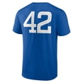 thumbnail image 3 of Men's Royal Los Angeles Dodgers Jackie Robinson Day Name & Number T-Shirt, 3 of 3