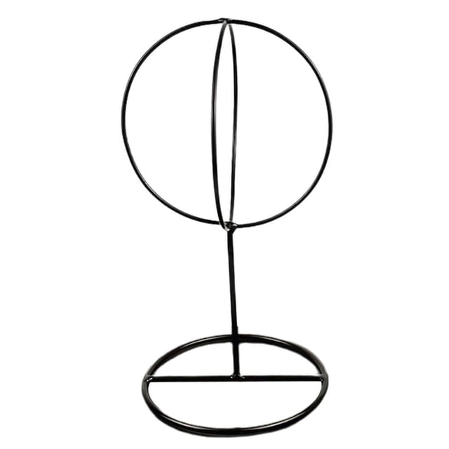 Matsuzay Ball Hat Stand Hat Rack Wig Holder Metal Display Storage Stand Almacenamiento y organización del hogar Negro 16 cm