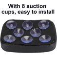 thumbnail image 3 of Motor rectangular Pillion passenger cushion for SEAT 8 suction cup cushion suitable for Harley-, 3 of 3