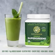 Sunwarrior Ormus Supergreen, Organic 2 Billion Probiotic Powder Mint 225g