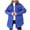 00 # Blue, variant on YFPWM Women's Winter Thicken Puffer Coat Waterproof Trench Coat Faux Fur Vintage Parka Basic Button Down Jean Jacket Mid-Length Belted Overcoat Hooded Collar Lambswoo Outerwear