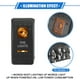 thumbnail image 3 of Ofertas Únicas Interruptor de Rocío UTV de 5 Pines para el Interior del Coche Kit SPST 20A/12V 10A/24V SPST encendido/apagado Universal Naranja, 3 of 7