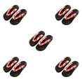 thumbnail image 3 of ZheElen Sabots Japonais Pantoufles Geta Sandales Sandales de Plage pour Hommes Femmes 36 Rouge Rond Taille 37 5Ensemble, 3 of 6