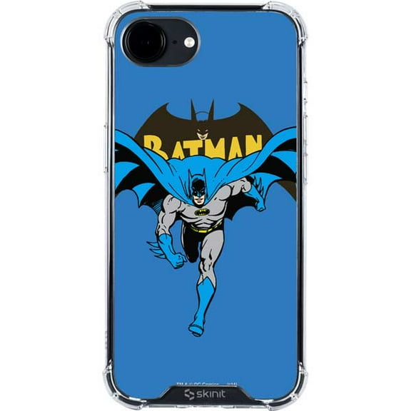 Skinit DC Comics Batman Vintage Action Pose iPhone 16e Clear Case