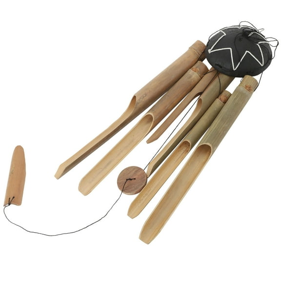 CIMAXIC Deep Wind Chimes Bamboo Chimes Multi 1 Set Countryside Retreat Melodious Music