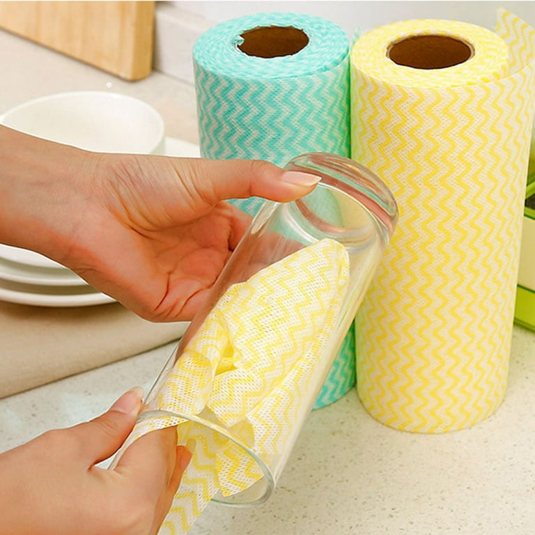 Disposable Cleaning Towels Kitchen Dish Cloths Dish Rags Non Woven Fabric  Handy Wipes Household Cleaning Towels