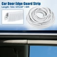 thumbnail image 2 of Unique Bargains 40ft U Shape Rubber Car Door Edge Guard Trim Seal Strip Protection for Car Truck ATV Boat White, 2 of 6