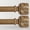 Dark Wood, variant on 2 Pack Boho Wood Curtain Rods for Windows 48 to 84 Inch, 1" Adjustable Heavy Duty Curtain Rod with Imitation Wooden Grain Leaf Pattern Finials, Rustic Decorative Drapery Rods, Size 32"-90", Dark Wood