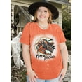 thumbnail image 3 of Anbech Basic Witch Plus Shirt for Women Graphic Halloween Themed Print Tees Short Sleeve Vintage Ladies Tops, 3 of 4