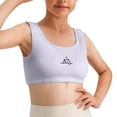 thumbnail image 3 of LRen Girls Training Bras 10-12 Years Seamless Stretchy Sports Bra Girl Wireless Bralette Solid Color with Removable Padding Yoga Crop Top, 3 of 6