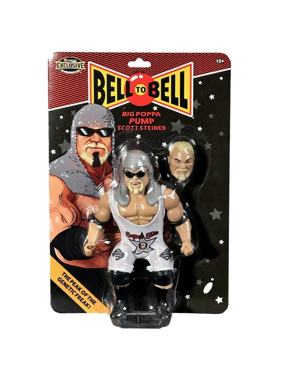 Big Poppa Pump Scott Steiner - Bell to Bell Ringside Exclusive Ringside Collectibles Toy Wrestling Action Figure