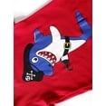 thumbnail image 5 of WIBACKER Toddler and Little Boys 2-Piece Cotton Pajamas Long Sleeve Fall Winter PJ Set Kid Shark Sleepwear, 5 of 11